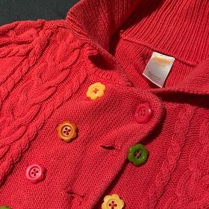 Girl Gymboree pink sweater